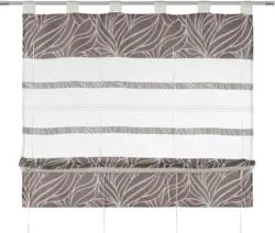 Bändchenrollo Anita in Grau ca. 100x140cm