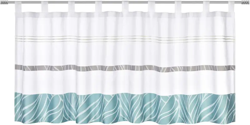 Kurzgardine Anita Blau, ca. 50x145 cm