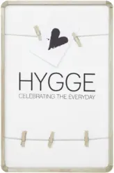 Wanddeko Hygge in Natur/Wei&szlig;