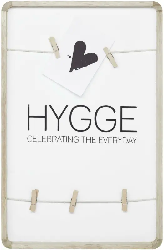 Wanddeko Hygge in Natur/Wei&szlig;