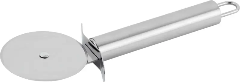 Pizzaschneider Dani in Edelstahlfarben