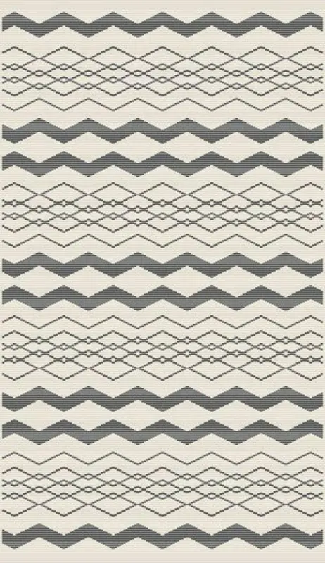 Flachwebeteppich Edgar in Creme ca.100x150cm