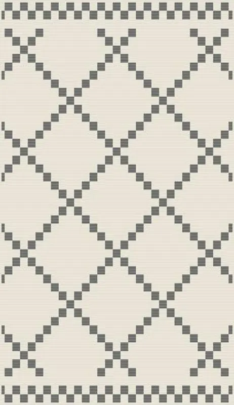 Flachwebeteppich Edgar Creme 100x150cm