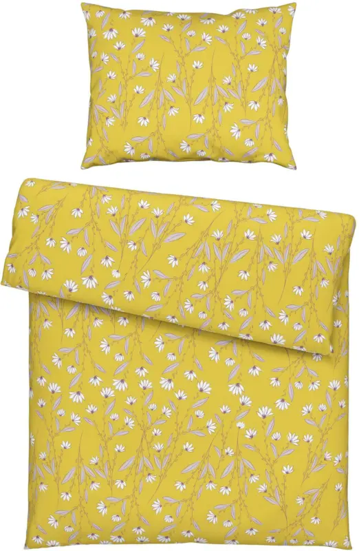 Bettwäsche Summerend in Gelb ca.140x200cm