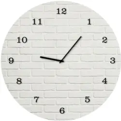 Wanduhr Glasart Ø ca. 30cm