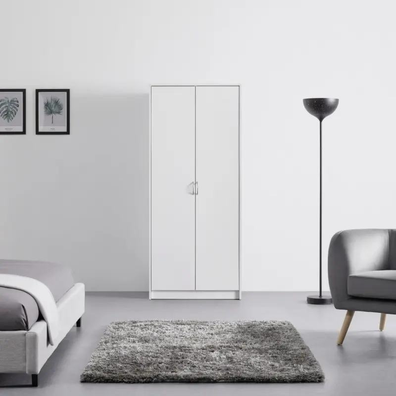 Kleiderschrank 'Nika', weiß