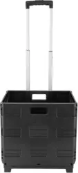 Klappbox-Trolley Easymaxx in Schwarz