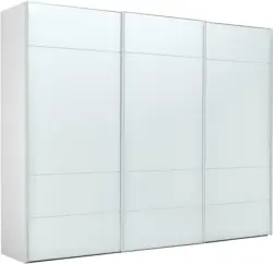 Schwebetürenschrank in Weiß
