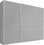 mömax Schwebetürenschrank in Grau B: 249 cm 'Includo'