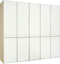 Drehtürenschrank in Weiß