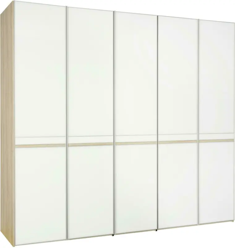 Drehtürenschrank in Weiß
