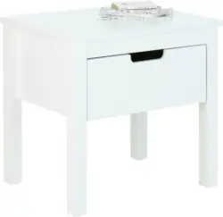 Nachtkästchen in Weiß