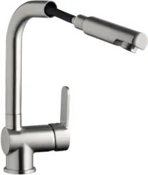 Küchenarmatur London in Edelstahlfarben