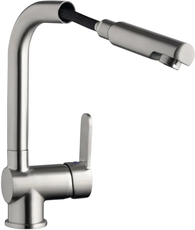 Küchenarmatur London in Edelstahlfarben