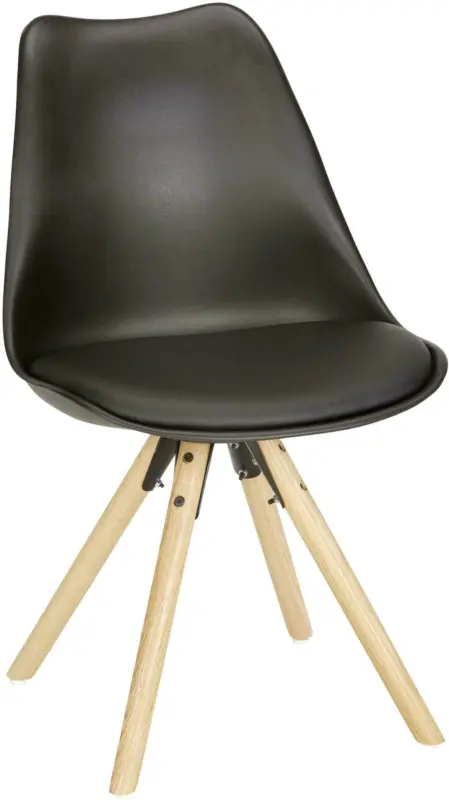Stuhl in Schwarz