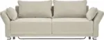 m&ouml;max Schlafsofa in Beige mit Bettfunktion
