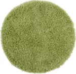mömax Hochflorteppich Bono in Grün Ø ca. 80cm