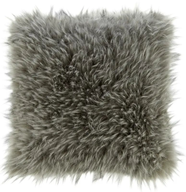 Fellkissen Nila in Grau ca. 45x45cm