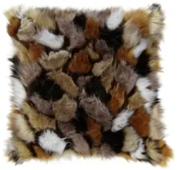 Fellkissen Alva in Multicolor ca. 45x45cm