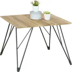 Couchtisch in Schwarz/Eichefarben