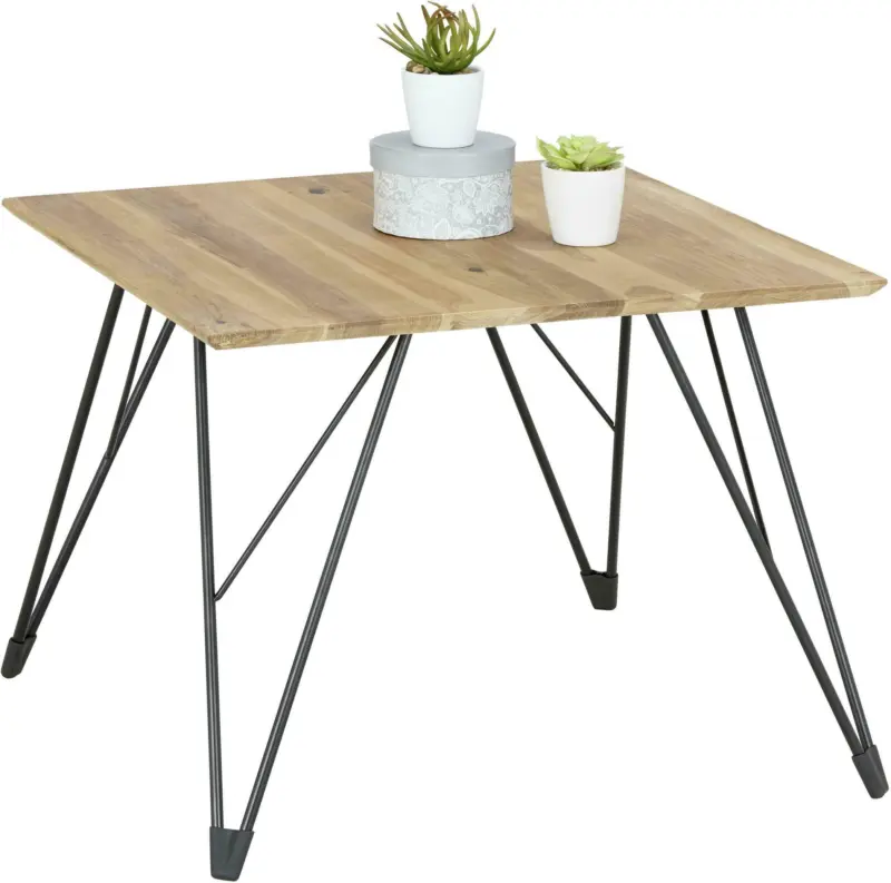 Couchtisch in Schwarz/Eichefarben