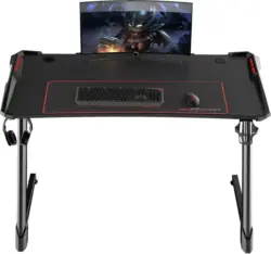 Schreibtisch in Schwarzer Carbonoptik