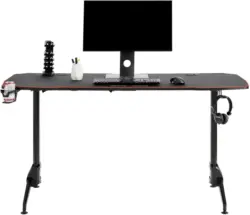 Gaming Tisch in Schwarz