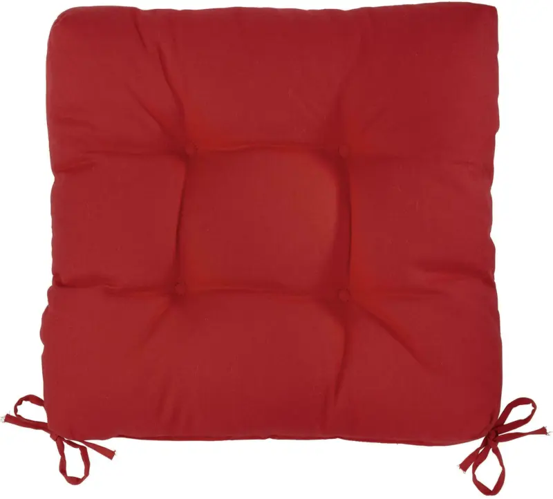 Sitzkissen Elli in Rot ca. 40x7x40cm