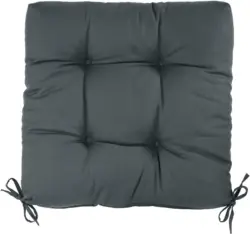 Sitzkissen Elli in Anthrazit ca. 40x7x40cm