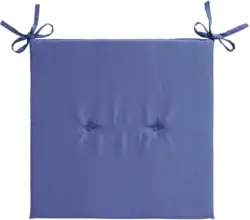 Stuhlkissen Smokey in Blau ca. 40x2,5x40cm