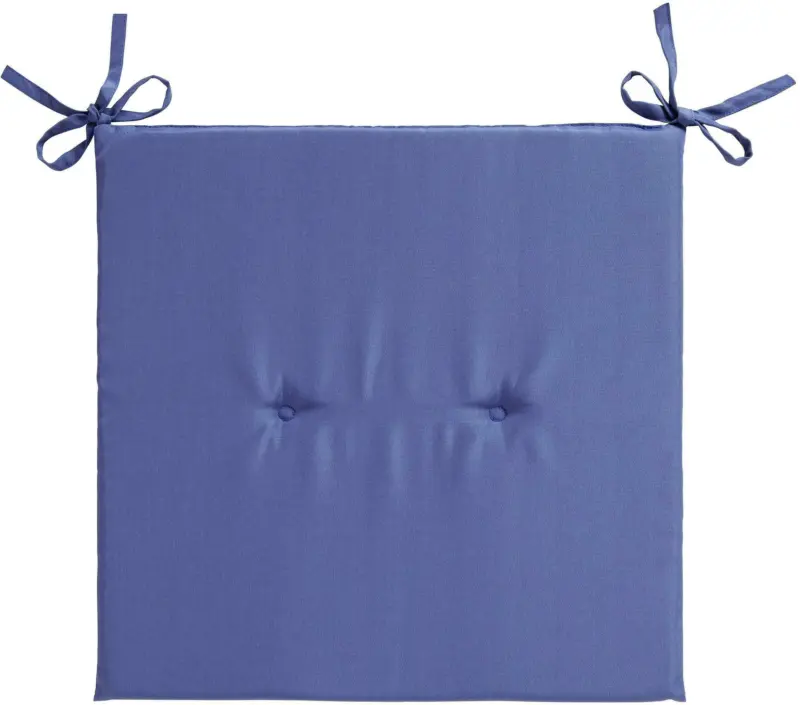 Stuhlkissen Smokey in Blau ca. 40x2,5x40cm