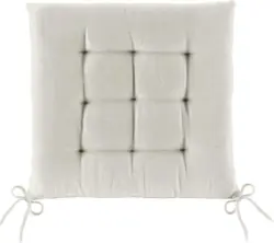 Sitzkissen Anita in Beige ca. 40x40cm