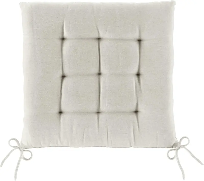 Sitzkissen Anita in Beige ca. 40x40cm