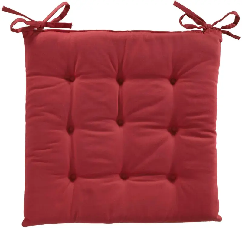 Sitzkissen Lola in Rot ca. 40x40cm