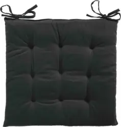 Sitzkissen Lola in Schwarz ca. 40x40cm