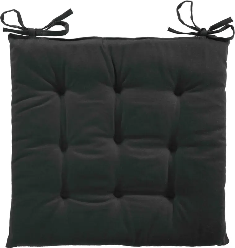 Sitzkissen Lola in Schwarz ca. 40x40cm