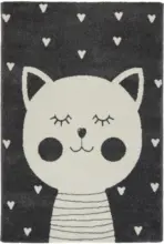 mömax Dornbirn - Ihr Trendmöbelhaus in Dornbirn Kinderteppich Cat in Anthrazit ca.100x150cm