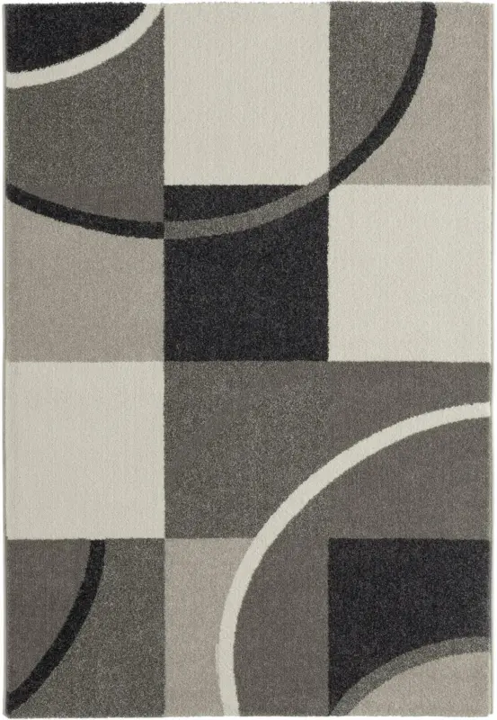 Webteppich Palermo 1 in Grau