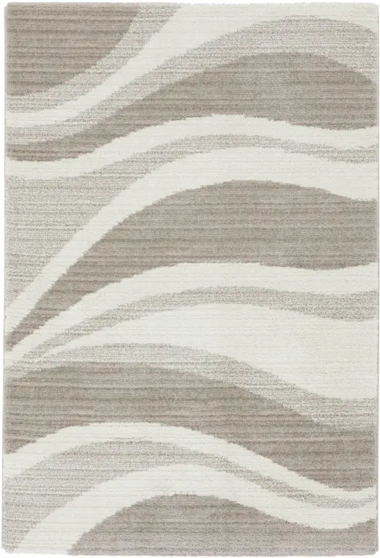 Webteppich Bergamo 1 in Beige