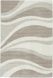 Webteppich Bergamo 2 in Beige