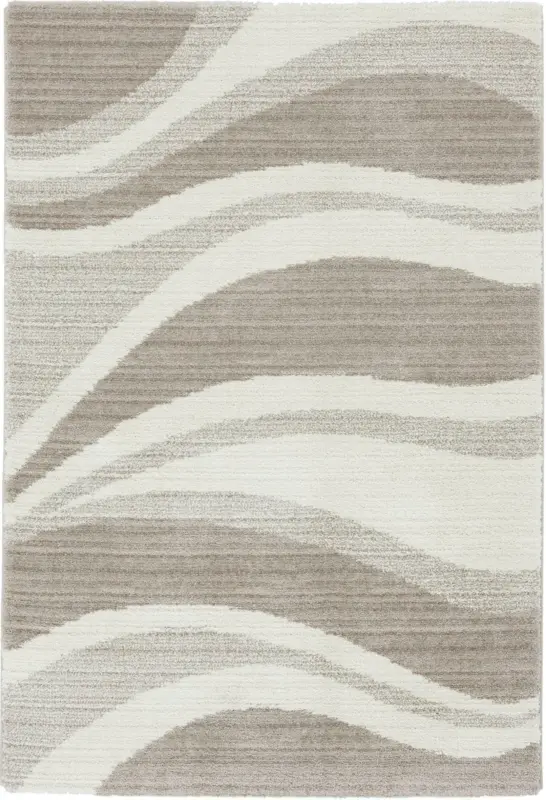 Webteppich Bergamo 2 in Beige