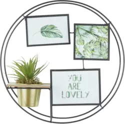 Fotorahmen Leon aus Metall Ø ca. 43cm