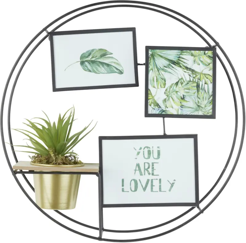 Fotorahmen Leon aus Metall Ø ca. 43cm