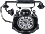 mömax Dornbirn - Ihr Trendmöbelhaus in Dornbirn Tischuhr Telefon in Schwarz