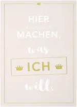 mömax Dornbirn - Ihr Trendmöbelhaus in Dornbirn Postkarte Vollzeitprinzessin in Rosa