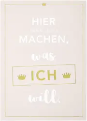 Postkarte Vollzeitprinzessin in Rosa