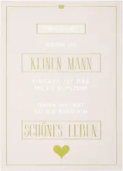 Postkarte Vollzeitprinzessin in Rosa