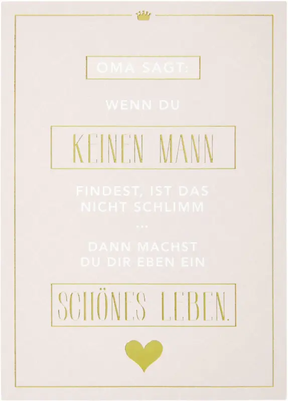 Postkarte Vollzeitprinzessin in Rosa