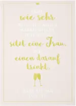 mömax Postkarte Vollzeitprinzessin in Rosa