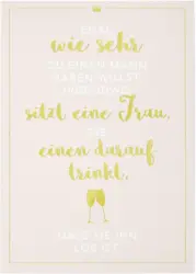 Postkarte Vollzeitprinzessin in Rosa